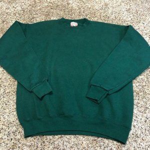Mickey Inc Mens Sweatshirt Crew Green Teal